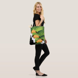 Toucans Allover Tote Bag Tygkasse