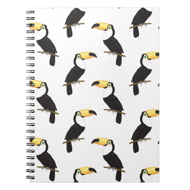 Toucans Anteckningsbok Med Spiral (Framsidan)