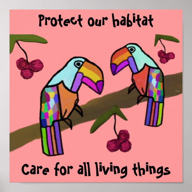 Toucans Habitat Poster (Framsidan)