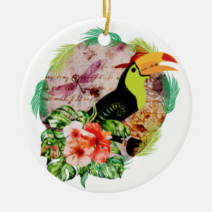 Toucans Magic - Tropical Bird Witchcraft Julgransprydnad Keramik