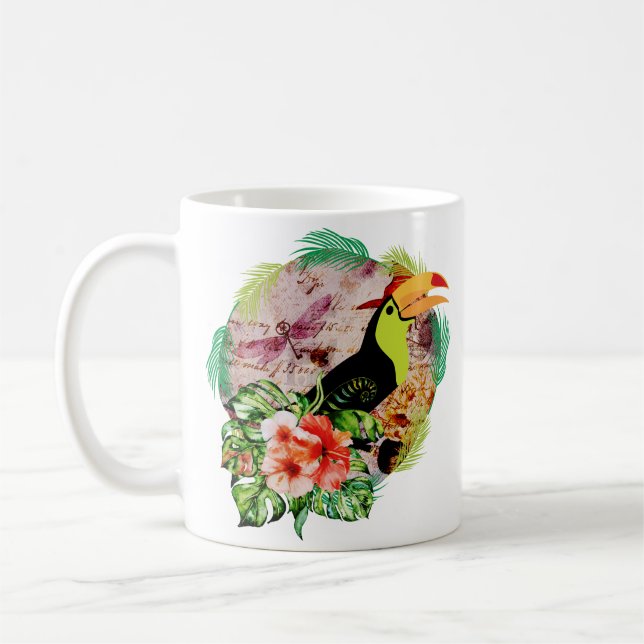 Toucans Magic - Tropical Bird Witchcraft Kaffemugg (Vänster)