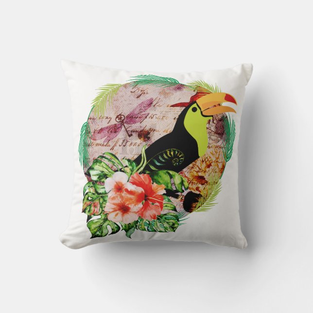 Toucans Magic - Tropical Bird Witchcraft Kudde (Framsida)