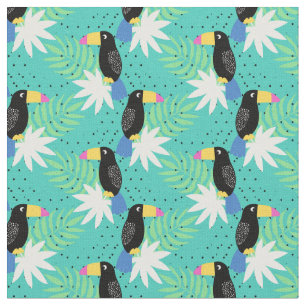 Toucans på kricka tyg