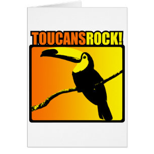 Toucans sten! hälsningskort