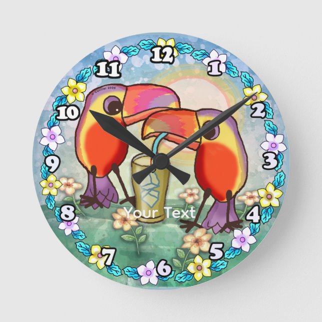 Toucans Te Rund Klocka (Framsida)