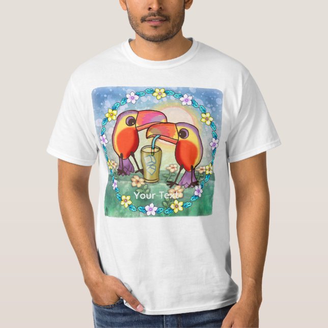 Toucans Tea T Shirt (Framsida)