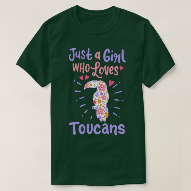 Toucans Toucan Älskare 1 T Shirt (Design framsida)
