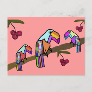 Toucans-vykort Vykort