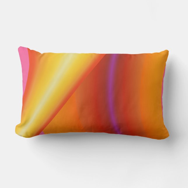 Touch 2 Bra Fractal Art Lumbarkudde (Framsida)