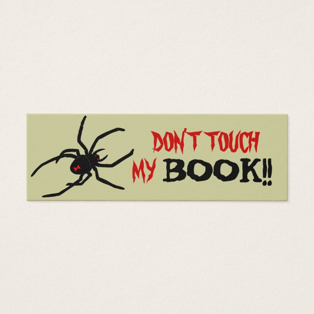 Touch Bookmark Litet Visitkort (Framsidan)