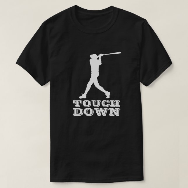 TOUCH DOWN BASEBALL FLADDERMUS SPORTS T SHIRT (Design framsida)