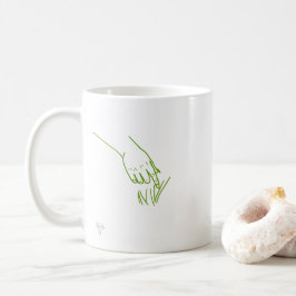 Touch Grass Goblinhand Daryl Linje Konst Rolig Mug Kaffemugg
