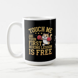 Touch Me och din första Boxing Lesson är gratis Kaffemugg