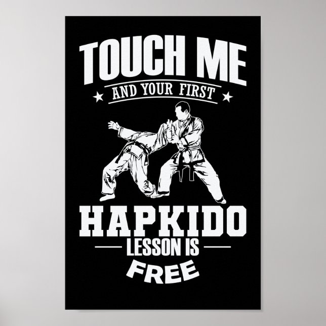 Touch Me och din första Hapkido Lesson är gratis Poster (Framsidan)