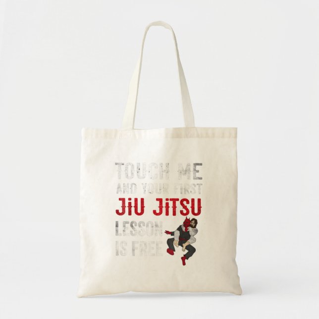 Touch Me och din första Jiu Jitsu Lesson är Tygkasse (Framsidan)