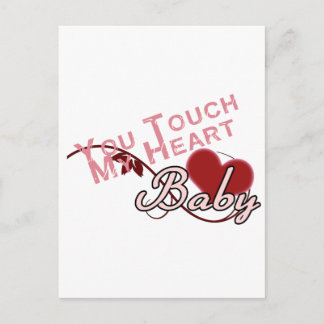Touch - missa en skrytdesign vykort