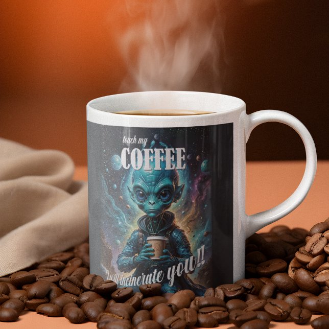 Touch My Coffee Jumbo Mugg (Skapare uppladdad)