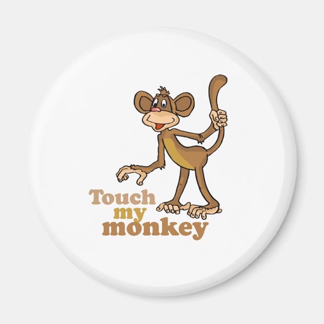 TOUCH MY MONKEY MAGNET (Framsidan)