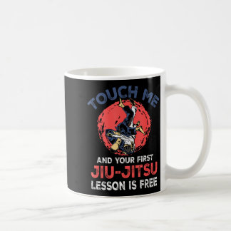 Touch- Och Ft Jiu Jitsu-lektion är kampsport Kaffemugg