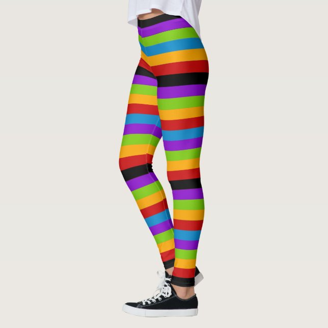 Touch of Black Rainbow Rand Leggings (Vänster)