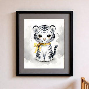 Touch of Color Barn Djur i djungeln Tiger Poster