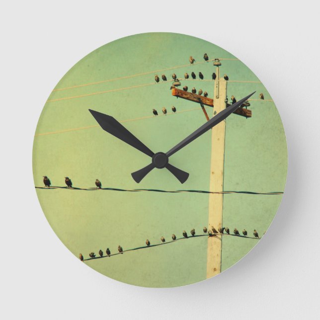 Touch of Lomo Rund Klocka (Framsida)