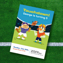 Touchdown American Football Barns födelsedag