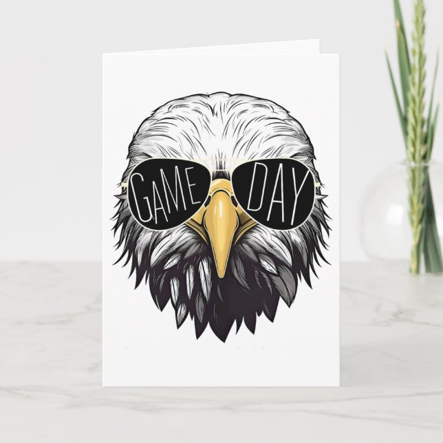 Touchdown American FootGame Day Thanksgiving Ld Kort (Framsida)
