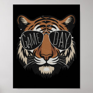 Touchdown Amerikansk Fotboll Matchdag Tackgivelsed Poster