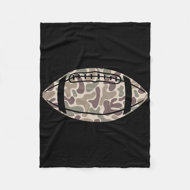 Touchdown Amerikansk fotboll Matchdag Thanksgiving Fleecefilt (Framsidan)
