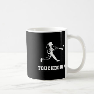 Touchdown Baseball Humor Roligt Touchdown Baseball Kaffemugg