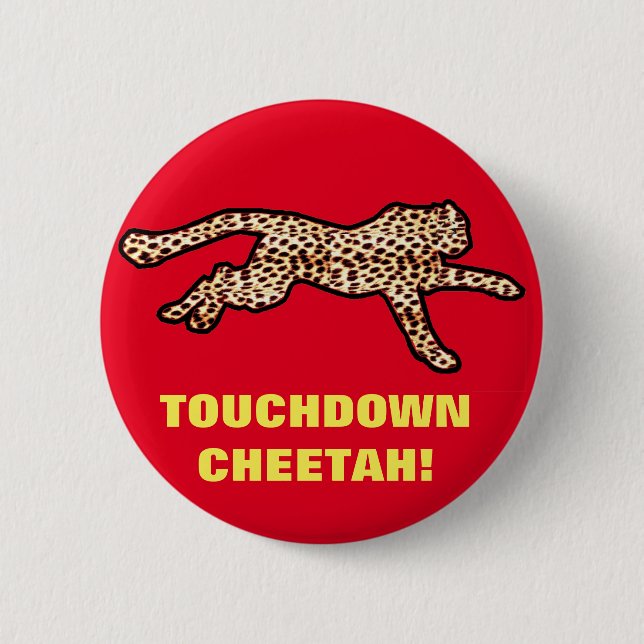 TOUCHDOWN CHEETAH! KNAPP (Framsida)