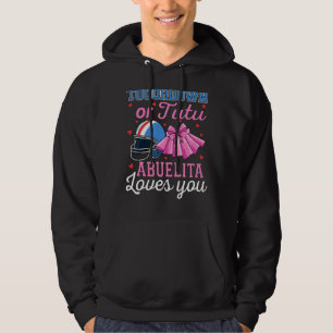Touchdown eller Tutu Abuelita Kärlek You Football  Hoodie