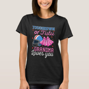 Touchdown eller Tutus Gender-meddelande Baby T Shirt