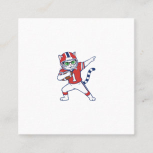 Touchdown Katt Fyrkantigt Visitkort