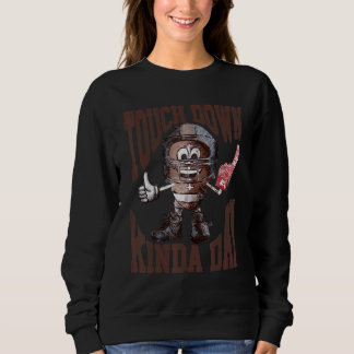 Touchdown Kinda Day Retro American Football Sports T Shirt
