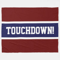 TOUCHDOWN Navy Blue Bold Red White Rand