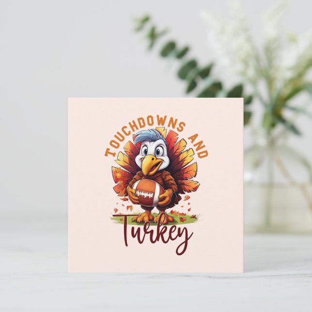 Touchdown och Turkiets Thanksgiving (Stående Fram)