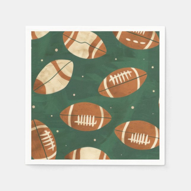 Touchdown Pojke Fotboll  Pappersservett (Framsidan)