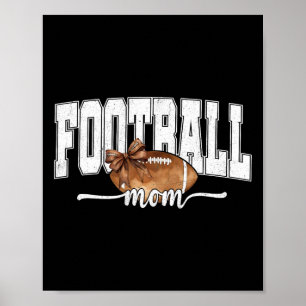 Touchdown-säsong Amerikansk fotboll Mamma Matchdag Poster