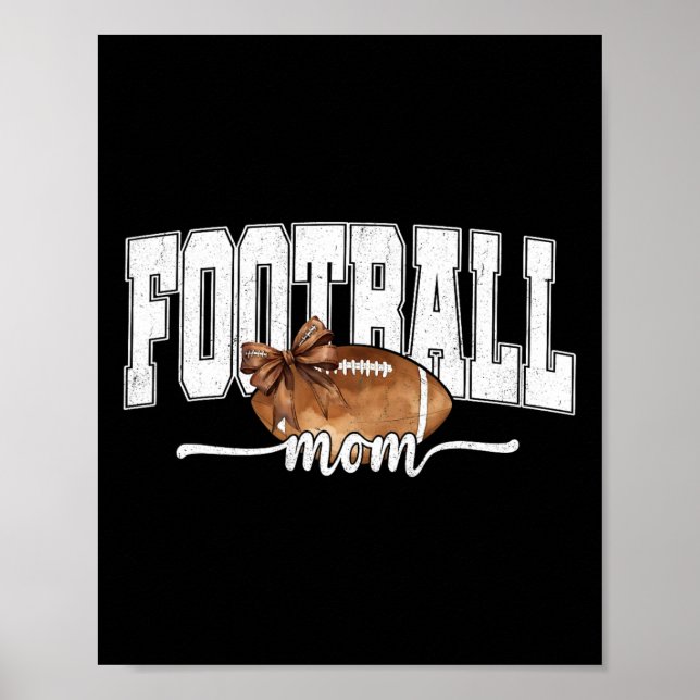Touchdown-säsong Amerikansk fotboll Mamma Matchdag Poster (Framsidan)