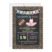 Touchdown & Tutus Twillingars Birthday eller Baby