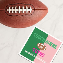 Touchdowns eller Tutus Köns Avslöjande Pappersservett