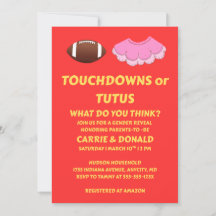 Touchdowns eller Tutus Könsbestämmande Fest