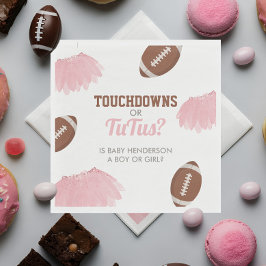 Touchdowns eller Tutus Könsbestämning Pappersservett