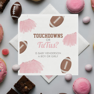 Touchdowns eller Tutus Könsbestämning Pappersservett