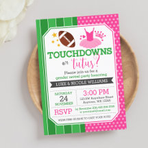 Touchdowns eller Tutus Könsbestämningsfest