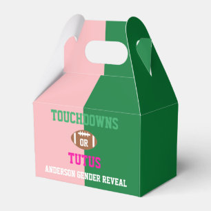 Touchdowor eller Tutus Gender Reveal Presentaskar