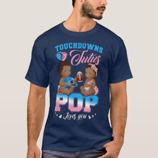 Touchdowor eller Tutus POP Kärlek You Gender Revea T Shirt