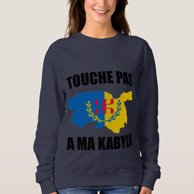 touche pas à ma kabylie tee (Framsida)